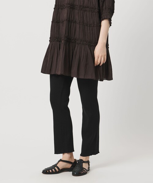 Pheeta(フィータ)の「<Pheeta>Greta パンツ / 015C-CU5(その他パンツ・レディース・ブラック/グレー系/ダークブラウン・FREE)」の4枚目の写真