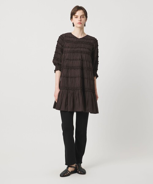 Pheeta(フィータ)の「<Pheeta>Greta パンツ / 015C-CU5(その他パンツ・レディース・ブラック/グレー系/ダークブラウン・FREE)」の5枚目の写真