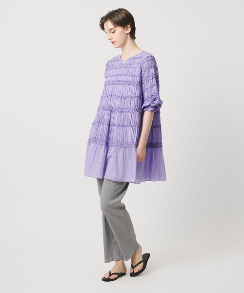 Pheeta(フィータ)の「<Pheeta>Greta パンツ / 015C-CU5(その他パンツ・レディース・ブラック/グレー系/ダークブラウン・FREE)」の7枚目の写真