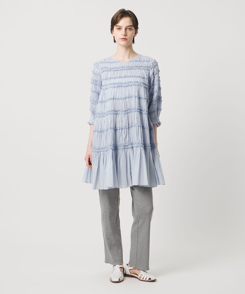 Pheeta(フィータ)の「<Pheeta>Greta パンツ / 015C-CU5(その他パンツ・レディース・ブラック/グレー系/ダークブラウン・FREE)」の8枚目の写真