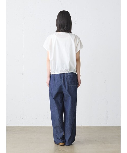 MidiUmi(ミディウミ)の「MidiUmi ピンタックノースリーブシャツ(シャツ/ブラウス・レディース・オフホワイト/ブラック・FREE)」の20枚目の写真