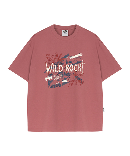 WILDROCK（ワイルドロック）の「ワイルドジャック クールコットンオーバーフィット半袖Tシャツ（Tシャツ/カットソー・メンズ・ブルー/ブラック/スカイブルー/ホワイト/ピンク/チャコール・SMALL/MEDIUM/LARGE）」の6枚目の写真
