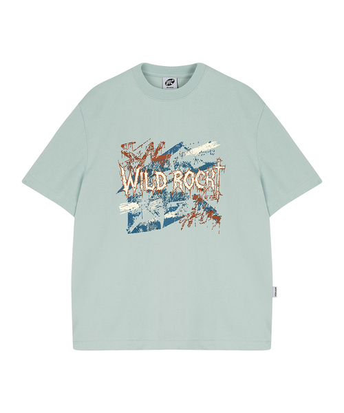 WILDROCK（ワイルドロック）の「ワイルドジャック クールコットンオーバーフィット半袖Tシャツ（Tシャツ/カットソー・メンズ・ブルー/ブラック/スカイブルー/ホワイト/ピンク/チャコール・SMALL/MEDIUM/LARGE）」の4枚目の写真
