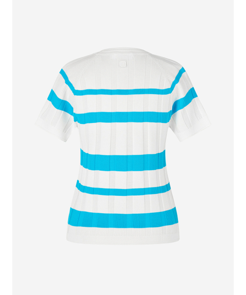 LORDLOAR（ロードロアル）の「ストライプリブラウンドニットBLUE（ニット/セーター・レディース・その他・SMALL/MEDIUM/LARGE）」の5枚目の写真