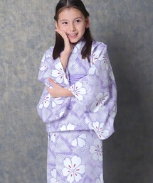 SHISKY（シスキー）の「キッズ 浴衣3点セット 接触冷感綿タッチ（浴衣）」