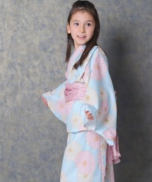 SHISKY（シスキー）の「キッズ 浴衣3点セット 接触冷感綿タッチ（浴衣）」
