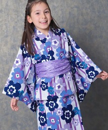 SHISKY（シスキー）の「キッズ 浴衣3点セット 接触冷感綿タッチ（浴衣）」