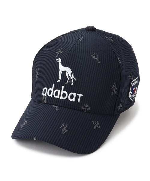 adabat(アダバット)の「【ADABAT NAVY】飛び柄刺しゅうキャップ(キャップ・メンズ・ホワイト系3/ネイビー系2・00)」の7枚目の写真