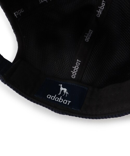 adabat(アダバット)の「【ADABAT NAVY】飛び柄刺しゅうキャップ(キャップ・メンズ・ホワイト系3/ネイビー系2・00)」の12枚目の写真