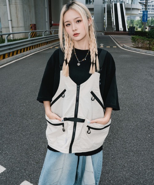 ATON/エイトン】TECHNO COTTON PADDED VEST/テクノコットンパデット