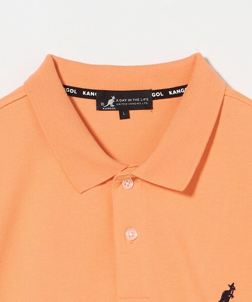 A DAY IN THE LIFE UNITED ARROWS(アデイインザライフユナイテッドアローズ)の「【別注】 <KANGOL>ワンポイント ポロシャツ<A DAY IN THE LIFE>(Tシャツ/カットソー・メンズ・ホワイト/シャーベット・S/L/M)」の12枚目の写真