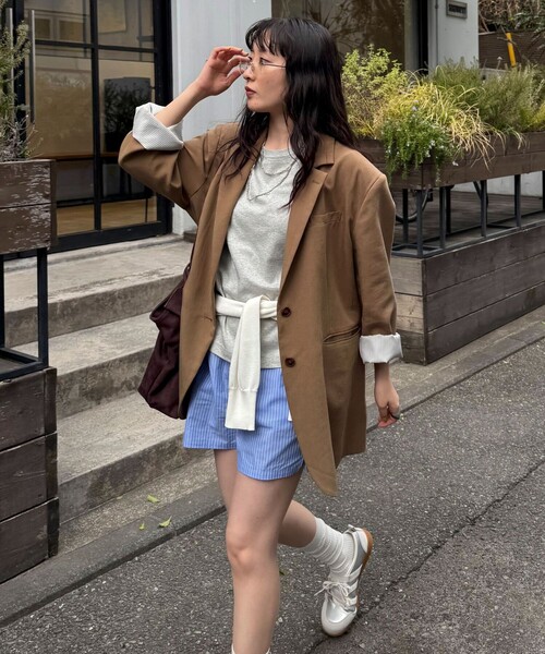 fredy emue（フレディエミュ）の「パジャマショートパンツ（その他パンツ・レディース・ブルー系その他/ブラウン系その他・38）」の14枚目の写真