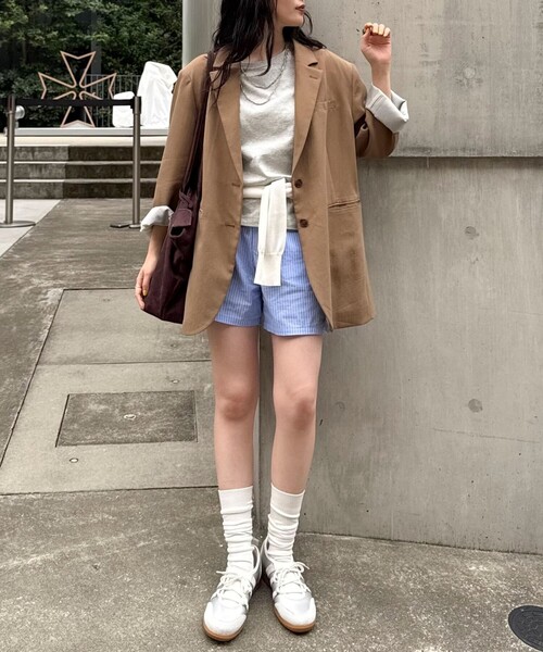 fredy emue（フレディエミュ）の「パジャマショートパンツ（その他パンツ・レディース・ブルー系その他/ブラウン系その他・38）」の15枚目の写真