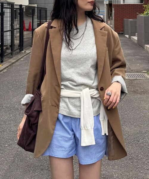 fredy emue（フレディエミュ）の「パジャマショートパンツ（その他パンツ・レディース・ブルー系その他/ブラウン系その他・38）」の16枚目の写真