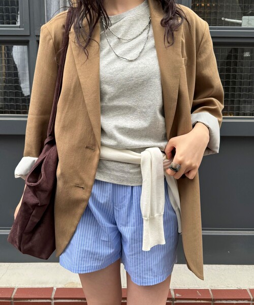 fredy emue（フレディエミュ）の「パジャマショートパンツ（その他パンツ・レディース・ブルー系その他/ブラウン系その他・38）」の17枚目の写真