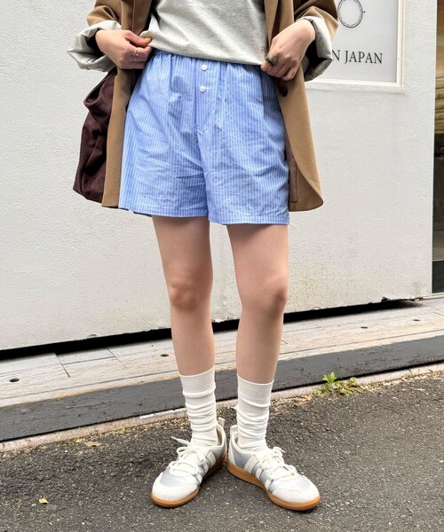 fredy emue（フレディエミュ）の「パジャマショートパンツ（その他パンツ・レディース・ブルー系その他/ブラウン系その他・38）」の18枚目の写真