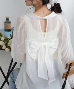 セール】Sheer Peplum Tops（タンクトップ）｜anuke（アンヌーク）の 