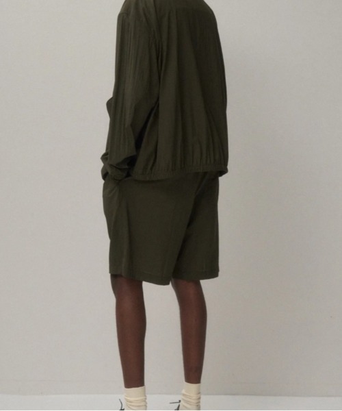 ATON(エイトン)の「ATON (エイトン) MAT AIRLY NYLON | WIDE SHORTS(その他パンツ・メンズ・ブラック・4/6)」の3枚目の写真