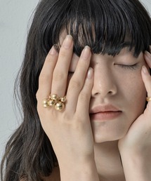 K18YG スキニー ダイヤモンド リング（リング）｜ete（エテ）の