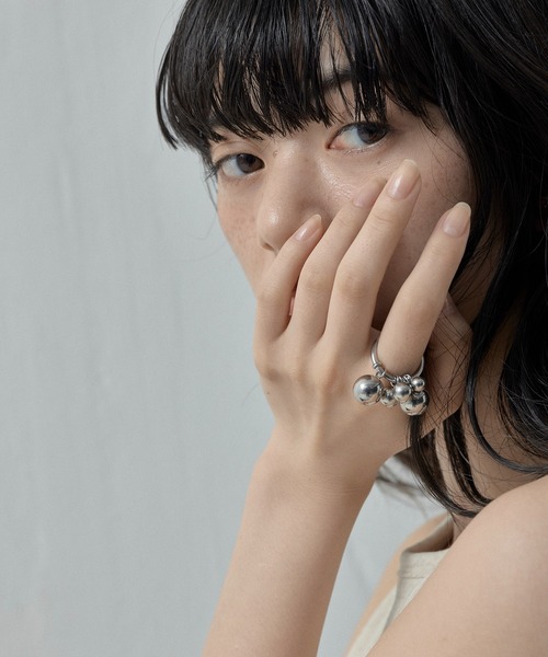 ORLEAN(オルレアン)の「【ORLEAN】ニュアンスボリュームボールリング(リング・レディース・シルバー/ゴールド・11号/14号)」の17枚目の写真
