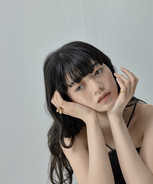 ORLEAN(オルレアン)の「【ORLEAN】ニュアンスボリュームボールリング(リング・レディース・シルバー/ゴールド・11号/14号)」の9枚目の写真