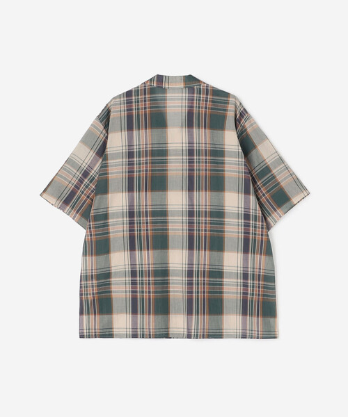 Kaptain Sunshine（キャプテン サンシャイン）の「KAPTAIN SUNSHINE | コットンガーゼ 半袖スキッパーシャツ MEN（シャツ/ブラウス・メンズ・グリーン系その他・5/4）」の3枚目の写真
