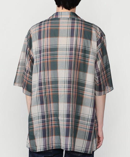 Kaptain Sunshine（キャプテン サンシャイン）の「KAPTAIN SUNSHINE | コットンガーゼ 半袖スキッパーシャツ MEN（シャツ/ブラウス・メンズ・グリーン系その他・5/4）」の9枚目の写真