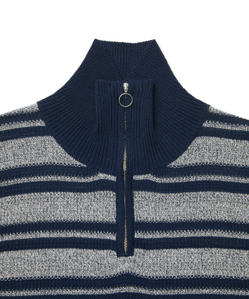 MMIC（エムエムアイシー）の「HUSTLER HALF ZIP (NAVY)（ニット/セーター・メンズ・その他・LARGE/MEDIUM）」の2枚目の写真