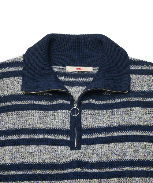 MMIC（エムエムアイシー）の「HUSTLER HALF ZIP (NAVY)（ニット/セーター・メンズ・その他・LARGE/MEDIUM）」の3枚目の写真
