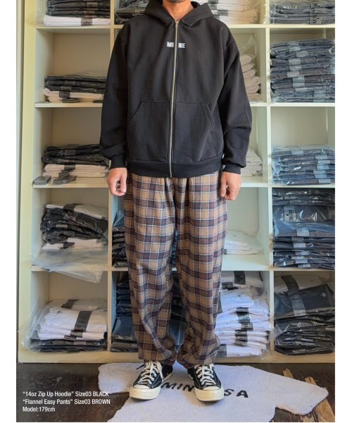 MINE（マイン）の「【MINE】マイン Flannel Check Easy Pants（その他パンツ・メンズ・ブルー/ブラウン・LARGE/X-LARGE/SMALL/MEDIUM）」の6枚目の写真