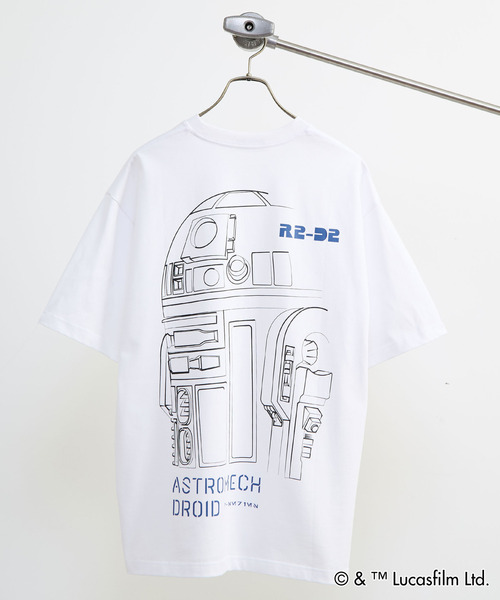MASTER FRAME(マスターフレーム )の「MASTER FRAME / STARWARS / R2D2 Tシャツ(Tシャツ/カットソー・メンズ・チャコールグレー/ホワイト・3/4/1)」の10枚目の写真