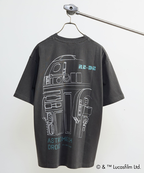 MASTER FRAME(マスターフレーム )の「MASTER FRAME / STARWARS / R2D2 Tシャツ(Tシャツ/カットソー・メンズ・チャコールグレー/ホワイト・3/4/1)」の12枚目の写真
