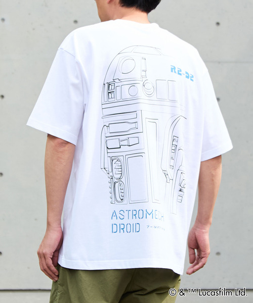 MASTER FRAME(マスターフレーム )の「MASTER FRAME / STARWARS / R2D2 Tシャツ(Tシャツ/カットソー・メンズ・チャコールグレー/ホワイト・3/4/1)」の15枚目の写真