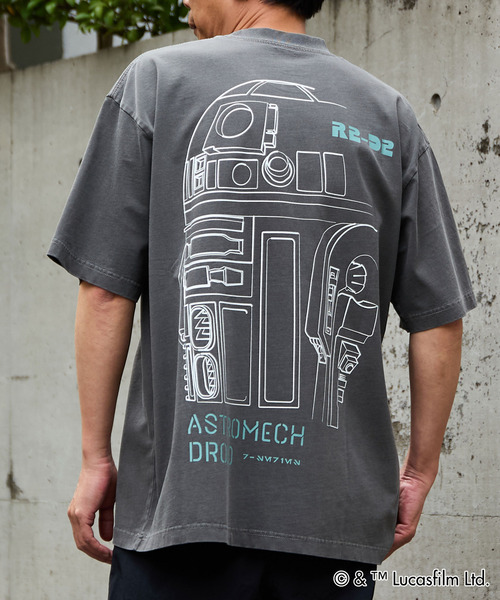 MASTER FRAME(マスターフレーム )の「MASTER FRAME / STARWARS / R2D2 Tシャツ(Tシャツ/カットソー・メンズ・チャコールグレー/ホワイト・3/4/1)」の22枚目の写真