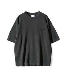 HORLISUN（ホーリーサン）の「Elm Short Knit Pullover Shirt Dark Charcoal（Tシャツ/カットソー）」
