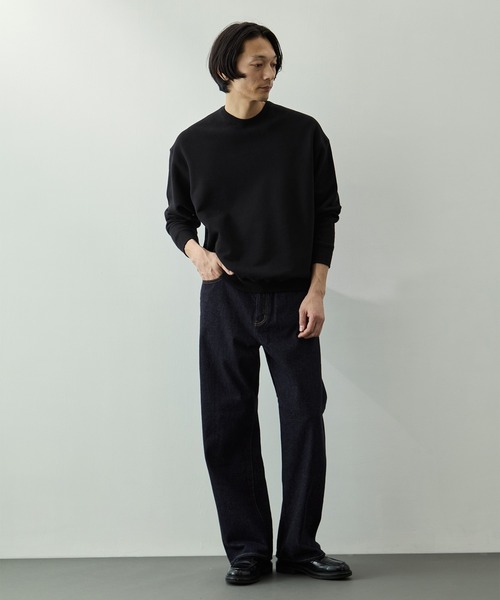 FUJI（フジ）の「【FUJI/フジ】CREW NECK SWEAT（スウェット・メンズ・ブラック/ベージュ・5/4）」の6枚目の写真