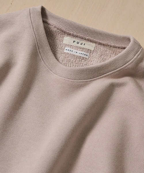FUJI（フジ）の「【FUJI/フジ】CREW NECK SWEAT（スウェット・メンズ・ブラック/ベージュ・5/4）」の9枚目の写真