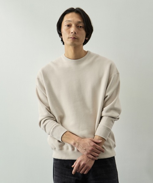 FUJI（フジ）の「【FUJI/フジ】CREW NECK SWEAT（スウェット・メンズ・ブラック/ベージュ・5/4）」の13枚目の写真
