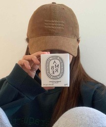 TONE SELECT GOODS | pur chouchou/ヴィンテージライク ロゴ刺繍キャップ P4573(キャップ)