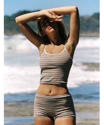 SURFEA（サーフィー）の「ROBIN SWIM TOP_BROWN（水着）」