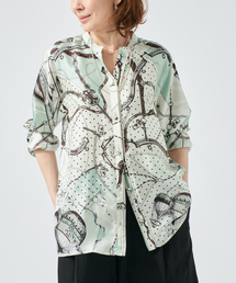 manipuri | manipuri マニプリ ロングシャツ 別注 ビットバルーン(シャツ/ブラウス)