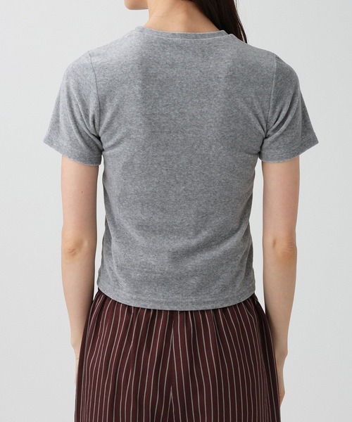 PROTAGONISTA(プロタゴニスタ)の「【PROTAGONISTA】ベロアTEE(Tシャツ/カットソー・レディース・ダークブルー/グレー・フリー)」の21枚目の写真