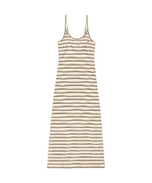 ALEXIA STAM（アリシアスタン）の「[Care Bears x ALEXIA STAM] Striped Camisole Dress /ケアベアコラボ ボーダーワンピ（ワンピース・レディース・イエロー/ピンク/ブルー・S/M）」の9枚目の写真