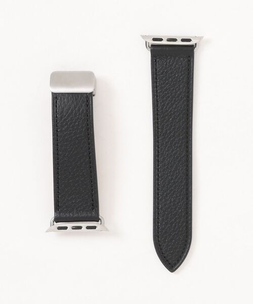 Fun & Daily(ファンアンドデイリー)の「Cow Leather Magnet Apple Watch Bnad / アップルウオッチバンド(デジタル腕時計・レディース・ブラック/ベージュ・A/B)」の4枚目の写真