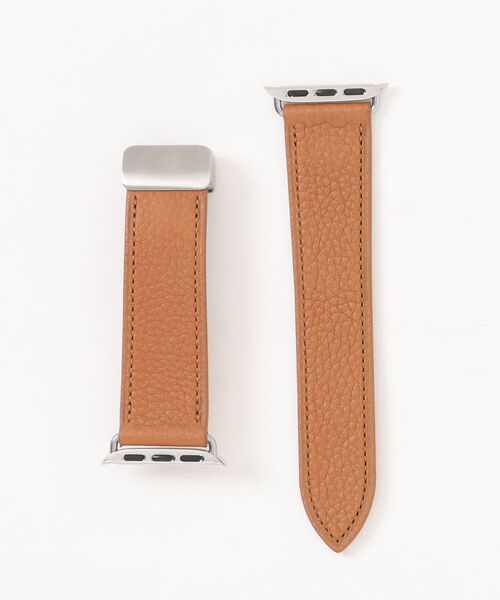 Fun & Daily(ファンアンドデイリー)の「Cow Leather Magnet Apple Watch Bnad / アップルウオッチバンド(デジタル腕時計・レディース・ブラック/ベージュ・A/B)」の5枚目の写真