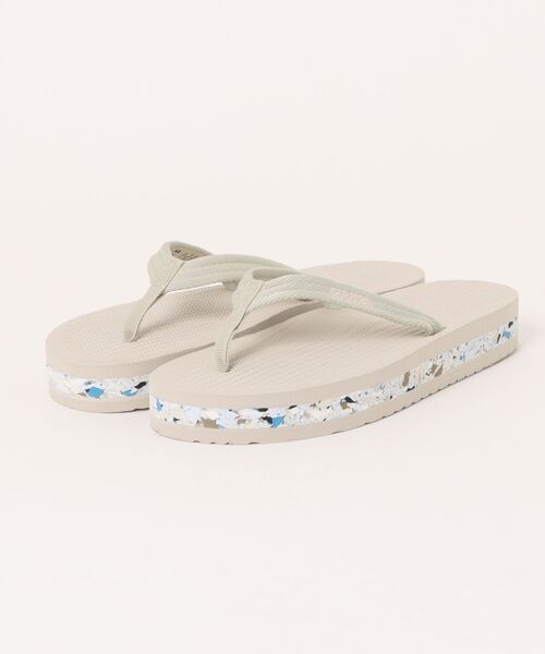 ADPOSION(アドポーション)の「【Indosole/インドソール 】RIVERSOLE Flip Flops(サンダル・レディース・ホワイト/ブラック・SMALL/MEDIUM/LARGE)」の2枚目の写真