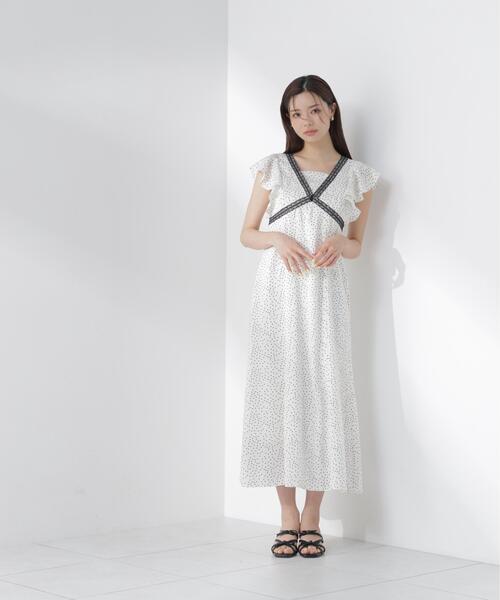 PROPORTION BODY DRESSING(プロポーションボディドレッシング)の「レーストリムレディーワンピース / 1216240606(ワンピース・レディース・ブラック/ブラウン/ホワイト系その他・P/S/MEDIUM)」の11枚目の写真