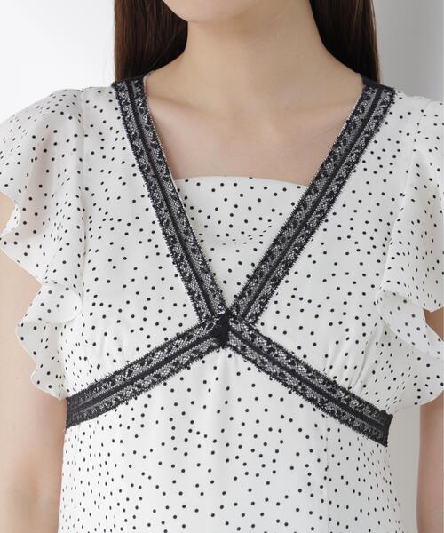 PROPORTION BODY DRESSING(プロポーションボディドレッシング)の「レーストリムレディーワンピース / 1216240606(ワンピース・レディース・ブラック/ブラウン/ホワイト系その他・P/S/MEDIUM)」の17枚目の写真