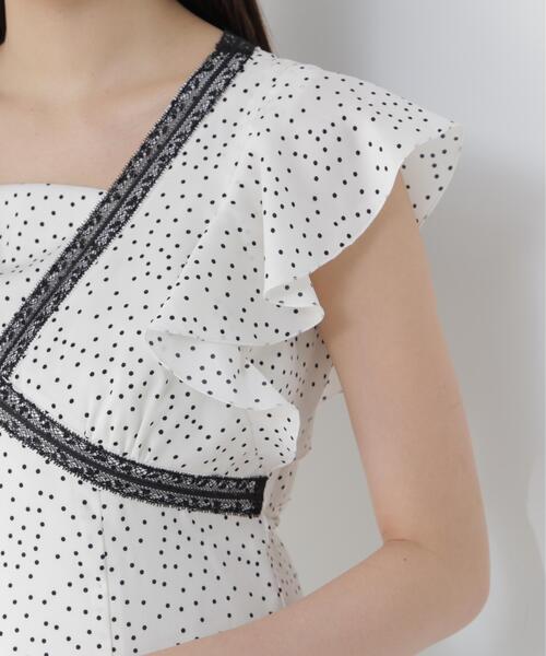 PROPORTION BODY DRESSING(プロポーションボディドレッシング)の「レーストリムレディーワンピース / 1216240606(ワンピース・レディース・ブラック/ブラウン/ホワイト系その他・P/S/MEDIUM)」の18枚目の写真