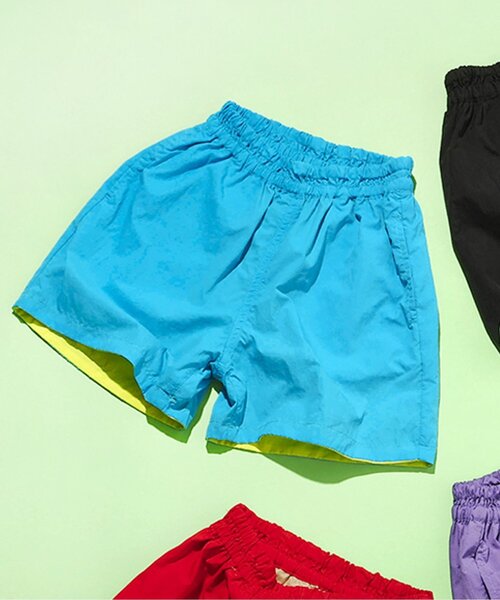 BREEZE(ブリーズ)の「【2WAY】リバーシブルハーフパンツ(その他パンツ・キッズ・レッド/ターコイズブルー/ブラック/パープル・80/120/130/110/100/90/140)」の2枚目の写真